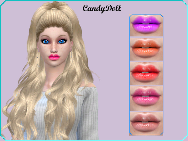 Sims 4 Very HighShine Gloss by CandyDolluk at TSR