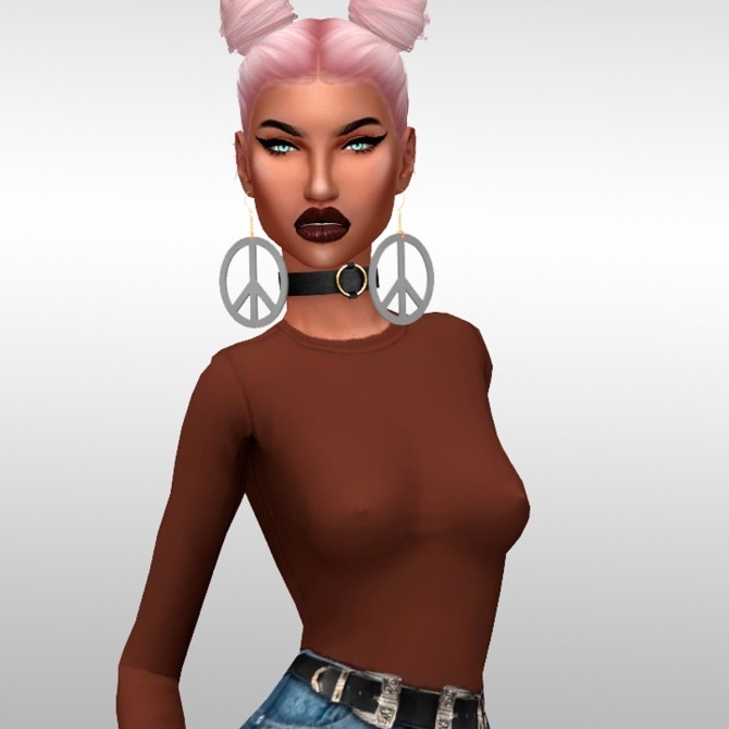 Sims 4 PEACEFUL GIRL EARRINGS at Candy Sims 4