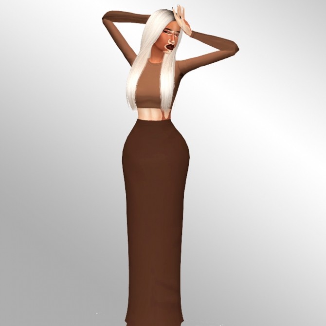 Sims 4 NOT SO BASIC DRESS at Candy Sims 4