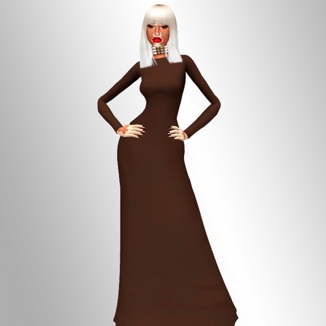 Sims 4 REALLY BASIC DRESS at Candy Sims 4