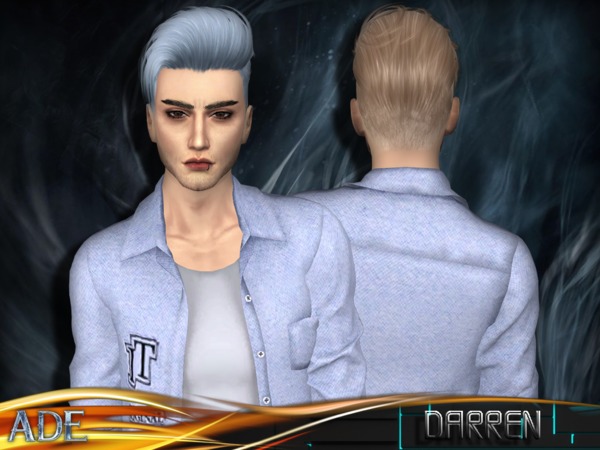 Sims 4 Darren hair M by Ade Darma at TSR