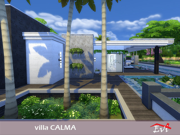Sims 4 Villa Calma by evi at TSR
