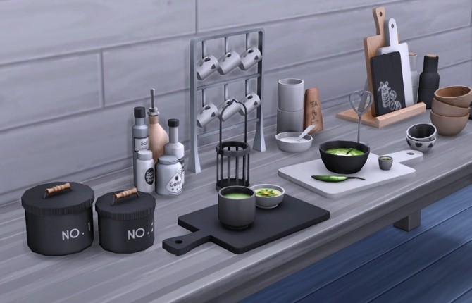 Sims 4 Mona clutter at Soloriya