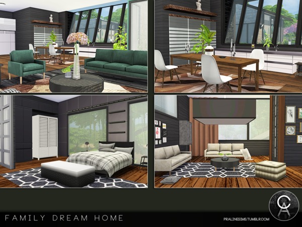 Sims 4 Family Dream Home by Pralinesims at TSR