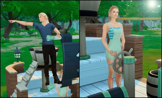 Sims 4 I want to be a pirate poses at Rethdis love