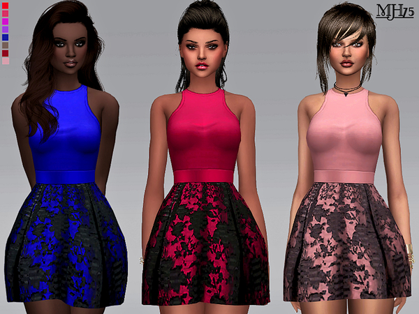 Sims 4 High Hopes Dress by Margeh 75 at TSR