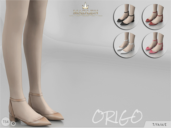 Sims 4 Madlen Origo Shoes by MJ95 at TSR