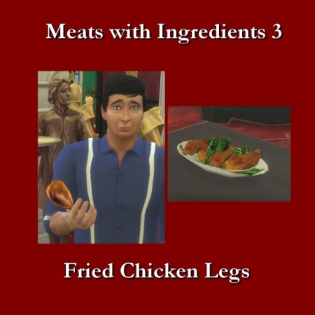 Custom Food Meats With Ingredients 3 by Leniad at Mod The Sims