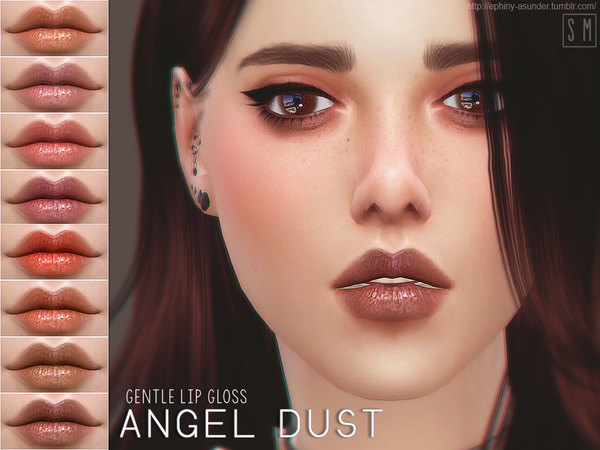 Sims 4 Angel Dust Lip Gloss by Screaming Mustard at TSR