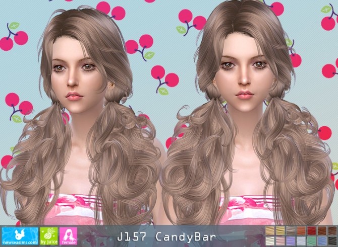 Sims 4 J157 CandyBar hair (Pay) at Newsea Sims 4