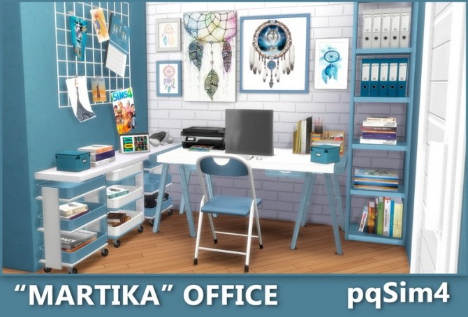 Sims 4 Martika Office at pqSims4