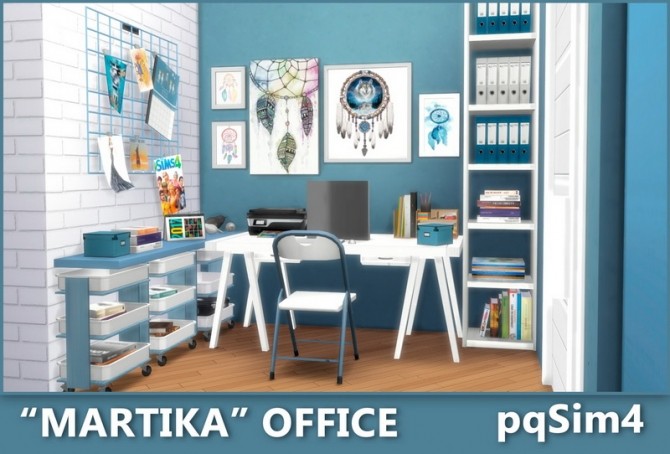 Sims 4 Martika Office at pqSims4