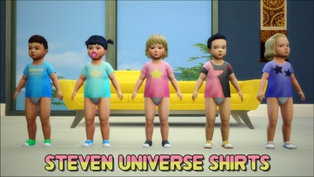 Steven Universe Shirts by kratoscheky at Mod The Sims