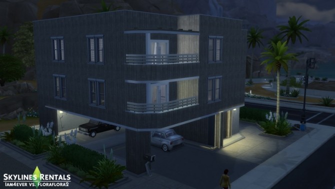 Sims 4 Skylines Rentals (CC Free) Sims 3 to 4 Recreation by Iam4ever at Mod The Sims