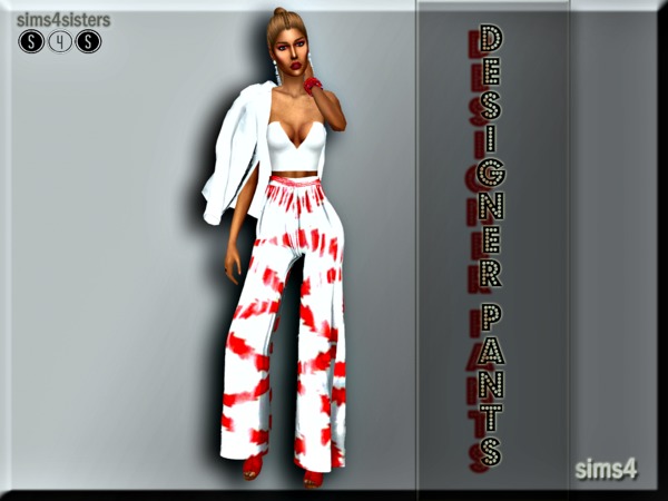 Sims 4 Designer Pants by sims4sisters at TSR