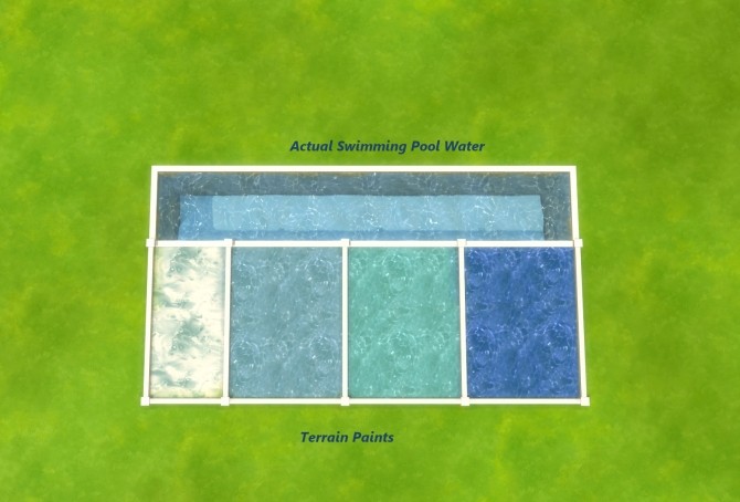 Sims 4 Water Unbound I Pool Water Terrain Paints by Snowhaze at Mod The Sims