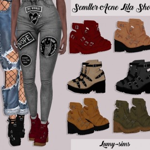 Chelsea boots at CallieV Plays » Sims 4 Updates