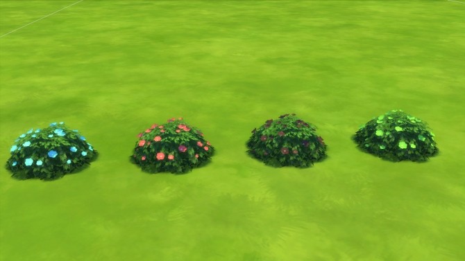 Sims 4 Recolors of Maxis perennial flowers by Fitz71000 at Mod The Sims