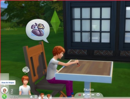 Child Play Interactions Fake Cry and Draw Air Shapes by CardTaken at Mod The Sims