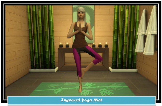 Sims 4 Improved Yoga Mat by LittleMsSam