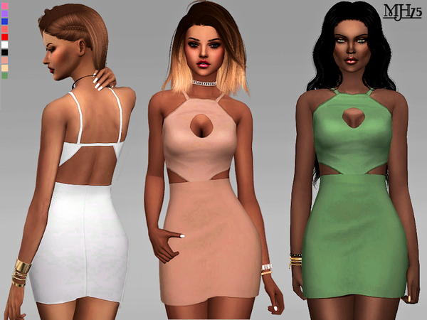Sims 4 Shapes Dress by Margeh 75 at TSR