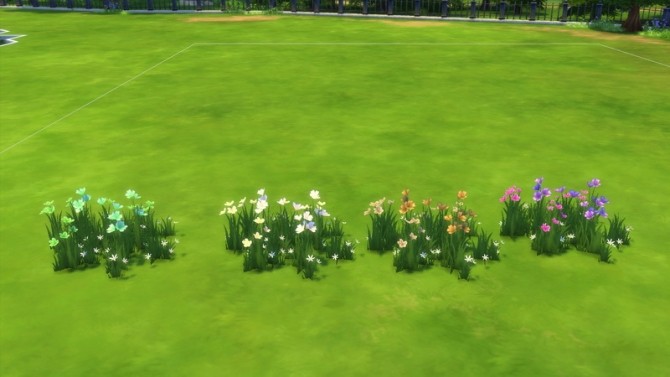 Sims 4 Recolors of Maxis assorted wildflowers by Fitz71000 at Mod The Sims