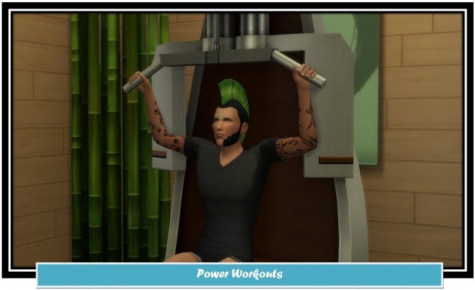 Sims 4 Power Workouts by LittleMsSam