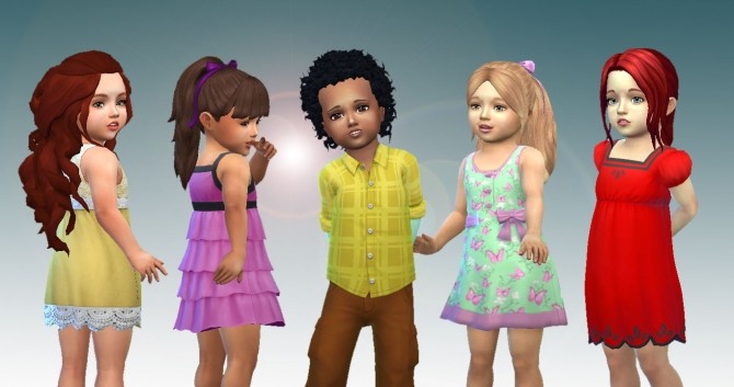 Sims 4 Toddlers Hair Pack 5 at My Stuff