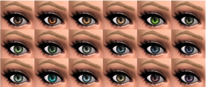 Sims 4 Delicate Eyes by TootyTaloola at Mod The Sims