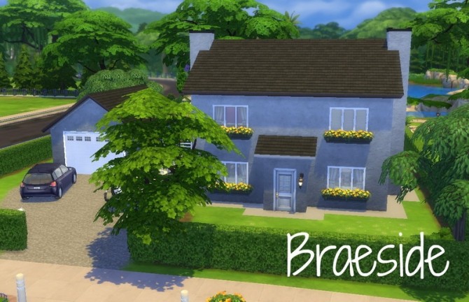Sims 4 Braeside Cozy British Country Home by Innamode at Mod The Sims