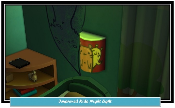 Sims 4 Improved Kids Night Light by LittleMsSam