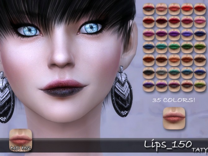 Sims 4 Lips 150 by Taty86 at SimsWorkshop