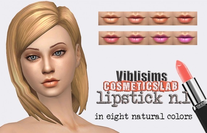 Sims 4 LIPSTICK n.1 by ciaolatino38 at Mod The Sims