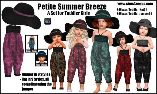 Sims 4 Petite Summer Breeze outfit by SamanthaGump at Sims 4 Nexus