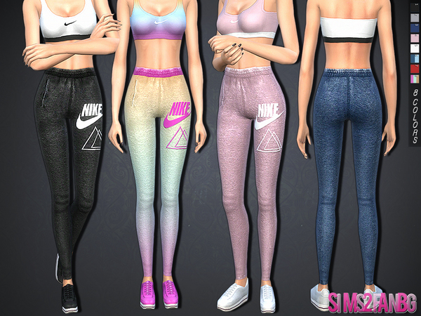 Sims 4 314 Designer Running Trousers by sims2fanbg at TSR