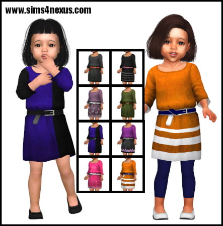 Belted & Boot-iful Toddler Girls Set by SamanthaGump at Sims 4 Nexus ...