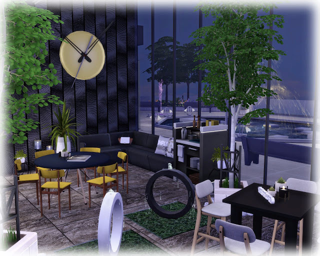 Sims 4 Moonlight restaurant at Nagvalmi
