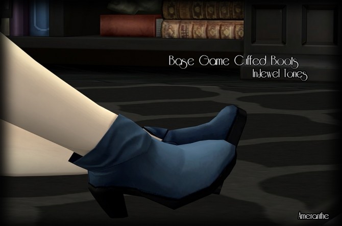 Sims 4 Cuffed Boots at Ameranthe – Camera Obscura