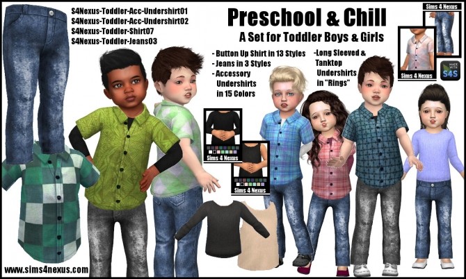 Sims 4 Preschool & Chill Toddler Set by SamanthaGump at Sims 4 Nexus