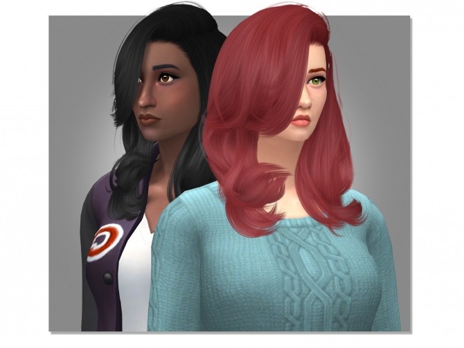 Sims 4 Stealthics Erratic Hair Retexture by xEenhoornx at SimsWorkshop