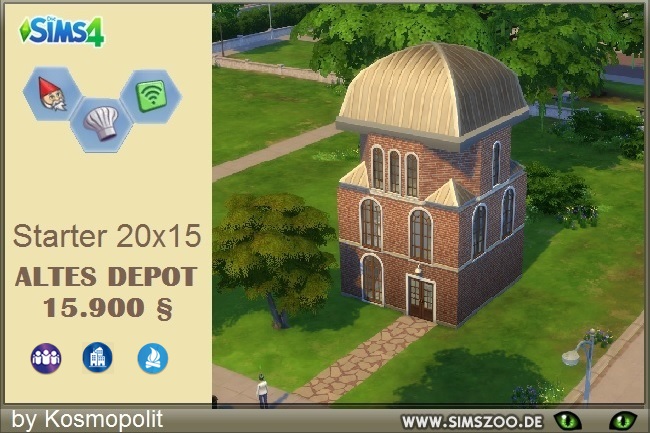 Sims 4 Altes Depot starter by Kosmopolit at Blacky’s Sims Zoo