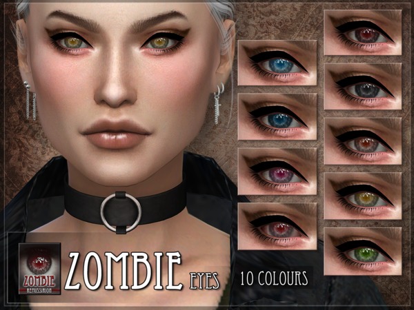 Sims 4 Zombie Eyes by RemusSirion at TSR