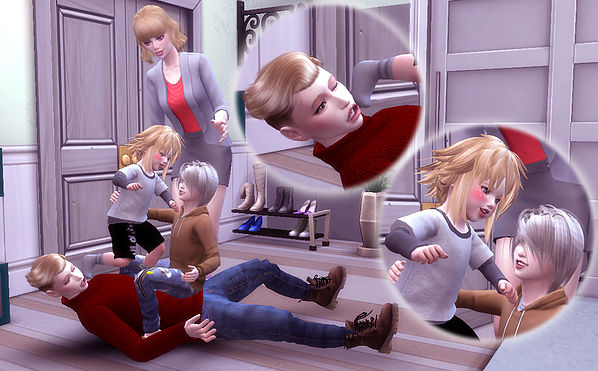 Sims 4 Family Pose 06 at A luckyday