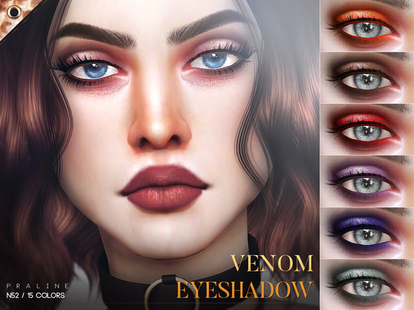 Venom Eyeshadow N52 by Pralinesims at TSR » Sims 4 Updates