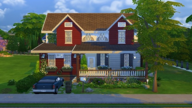 Sims 4 30x20 Suburban House by Kompaktive at Mod The Sims
