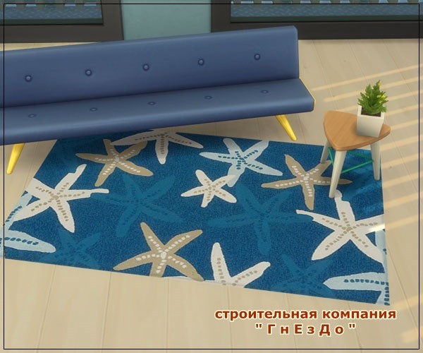 Sims 4 Sea Breeze rugs at Sims by Mulena