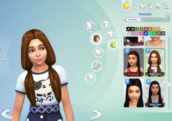Candy Hair for Girls at My Stuff » Sims 4 Updates