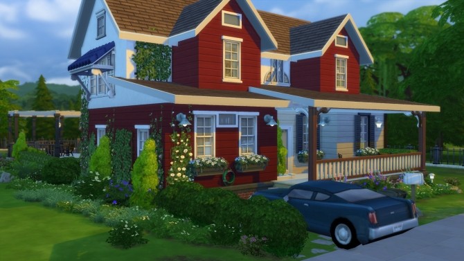 Sims 4 30x20 Suburban House by Kompaktive at Mod The Sims