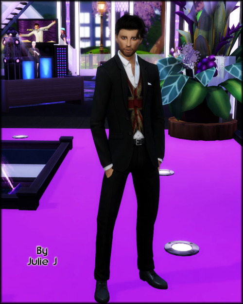 Sims 4 Male City Living Suit New Waistcoat at Julietoon – Julie J