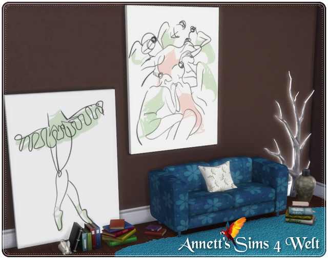 Sims 4 Dancer Paintings at Annett’s Sims 4 Welt